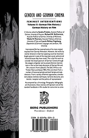 Gender and German Cinema  Volume II: Feminist Interventions (Gender & German Cinema),Used