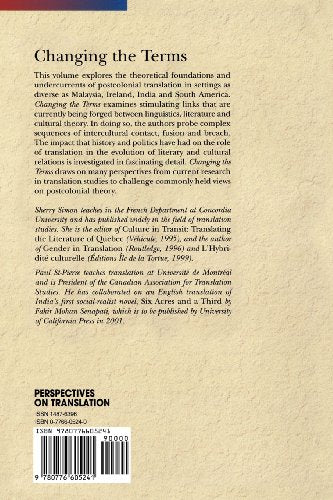 Changing the Terms: Translating in the Postcolonial Era (Perspectives on Translation),Used