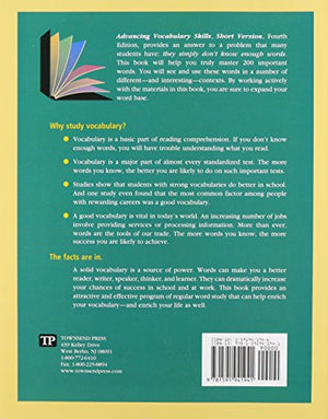 Advancing Vocabulary Skills: Short Version,Used