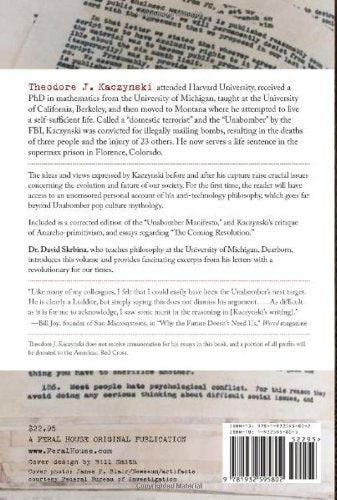 Technological Slavery: The Collected Writings of Theodore J. Kaczynski, a.k.a. 'The Unabomber',Used