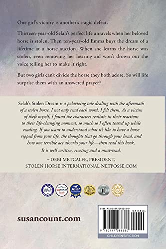 Selah's Stolen Dream (Dream Horse Adventures),Used