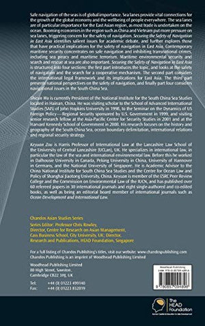 Securing the Safety of Navigation in East Asia: Legal and Political Dimensions (Chandos Asian Studies Series),Used