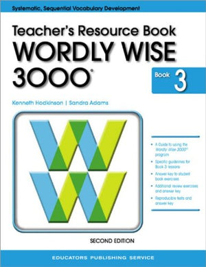Wordly Wise 3000, Book 3: Teacher Resource Book (Systematic, Sequential Vocabulary Development),New