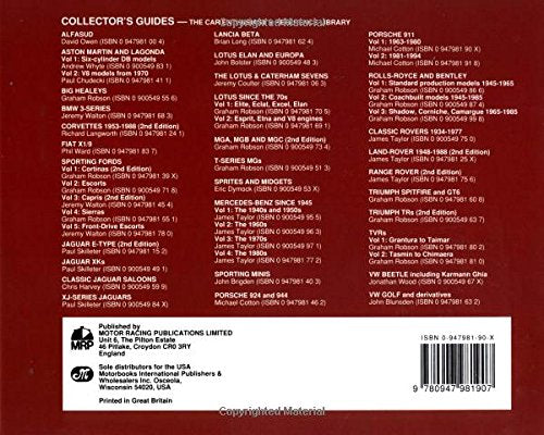 Porsche 911 and Derivatives: 19631980 (Collector's Guide Series),Used