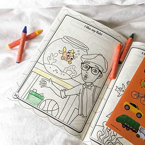 Blippi: I Like That! Coloring Book With Crayons: Blippi Coloring Book With Crayons (Color & Activity With Crayons),Used