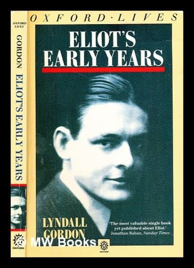 Eliot's early years (Oxford lives),Used
