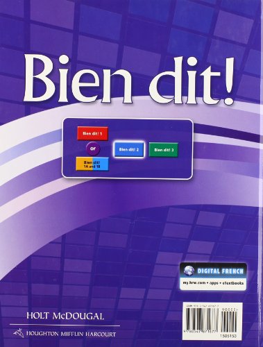 Bien Dit!: Student Edition Level 2 2013 (French Edition),New