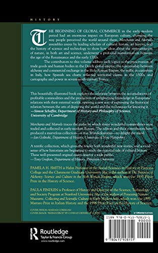 Merchants and Marvels: Commerce, Science, and Art in Early Modern Europe,Used