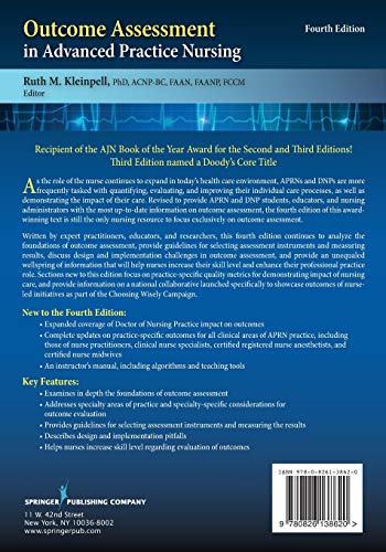 Outcome Assessment in Advanced Practice Nursing 4e,Used