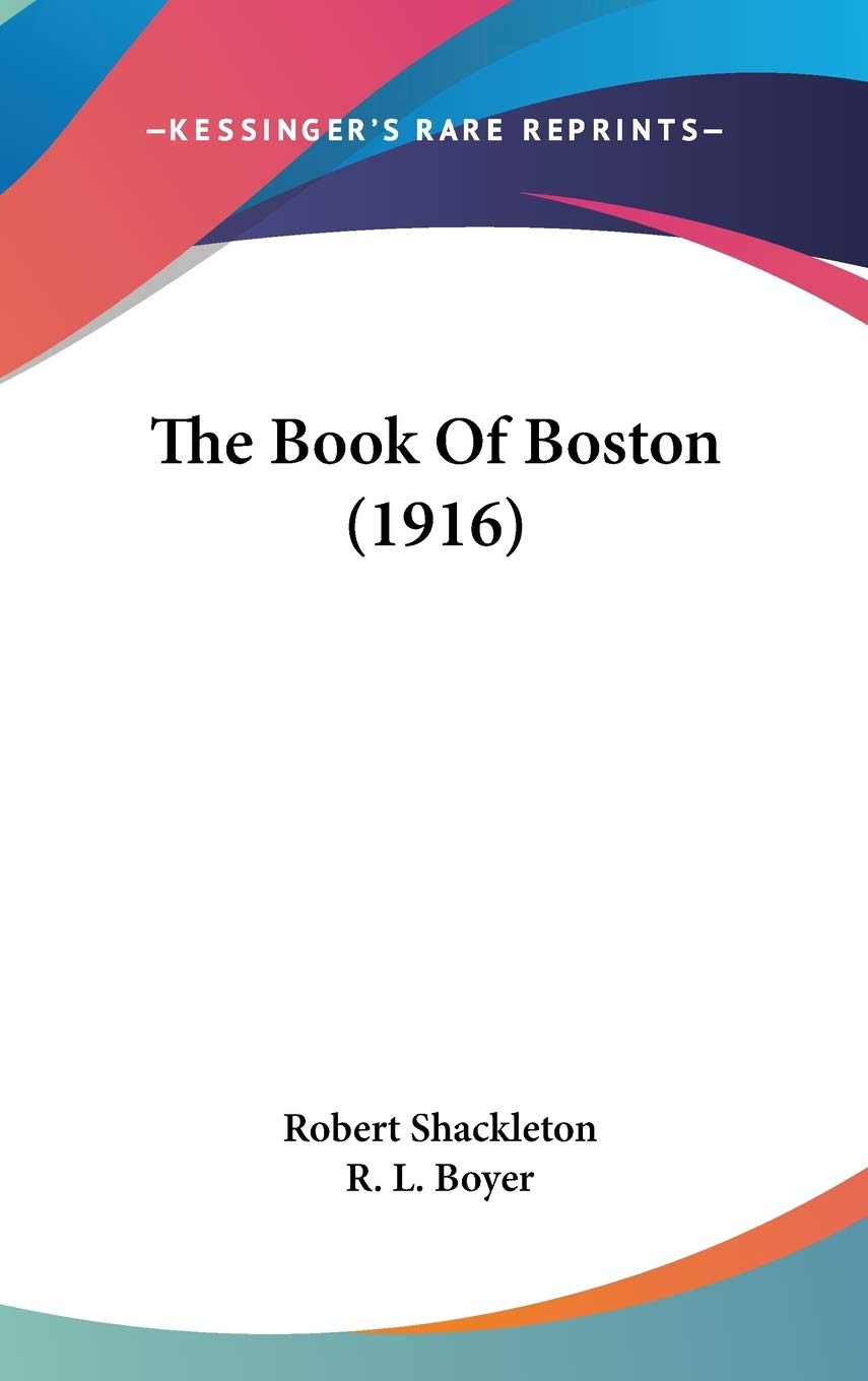 The Book Of Boston (1916),New
