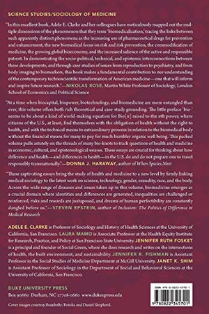 Biomedicalization: Technoscience, Health, And Illness In The U.S.