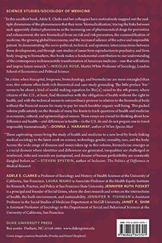 Biomedicalization: Technoscience, Health, And Illness In The U.S.