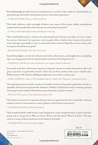 Sacred Knowledge: Psychedelics and Religious Experiences,Used