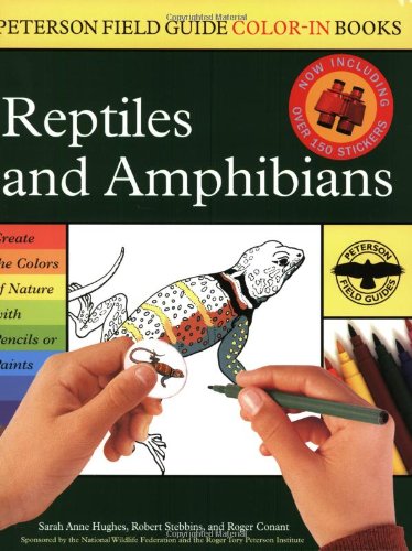 Reptiles and Amphibians (Peterson Field Guide ColorIn Books),Used