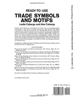 ReadytoUse Trade Symbols and Motifs: 88 Different CopyrightFree Designs Printed One Side (Dover Clip Art ReadytoUse),Used