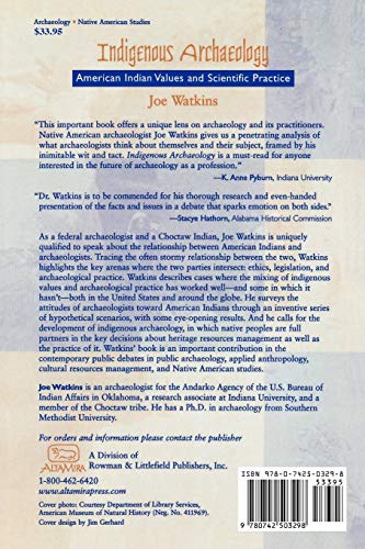 Indigenous Archaeology: American Indian Values and Scientific Practice (Indigenous Archaeologies Series),Used