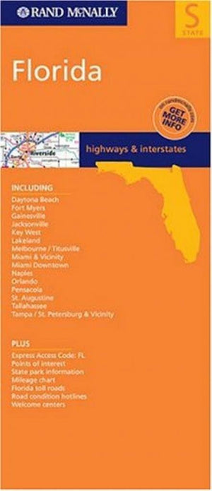 Rand McNally Florida: Highways & Interstates,Used