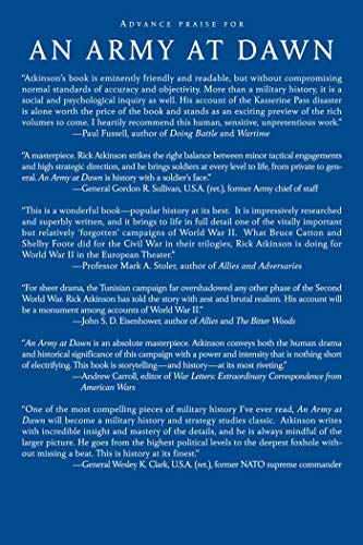 Henry Holt & Company An Army at Dawn Book - The Liberation Trilogy, Vol. 1, North Africa 1942-1943 History Title