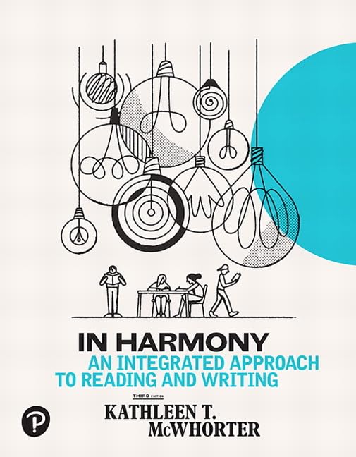 In Harmony: Reading and Writing (McWhorter Reading & Writing Series),Used