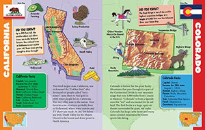 America's 50 States: Maps, Flags, Dates, and Fun Facts!,Used