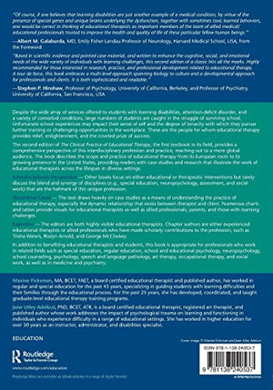 The Clinical Practice of Educational Therapy,Used