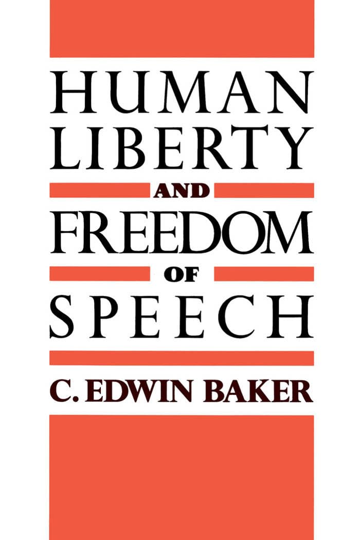 Human Liberty and Freedom of Speech,New
