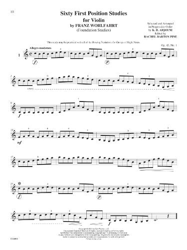 Foundation Studies for the Violin, Book 1 (w/DVD),Used