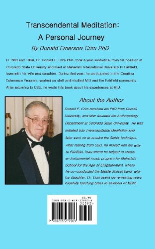 Transcendental Meditation: A Personal Journey,Used
