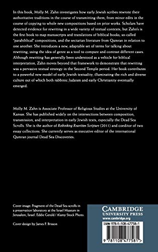 Genres of Rewriting in Second Temple Judaism: Scribal Composition and Transmission,Used