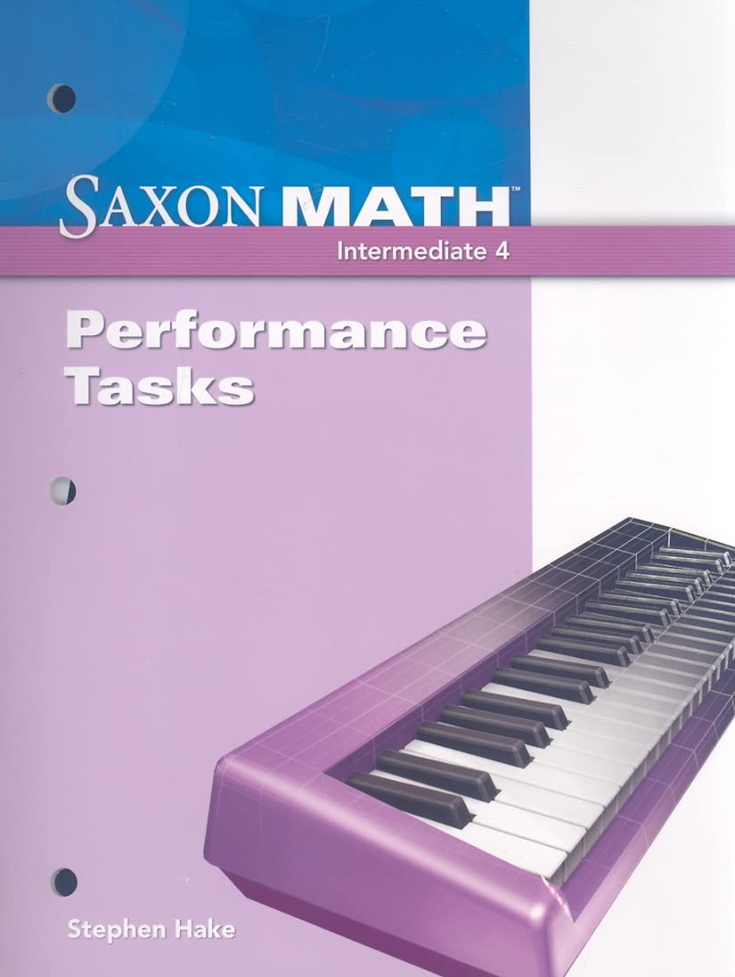 Performance Tasks (Saxon Math Intermediate 4),Used