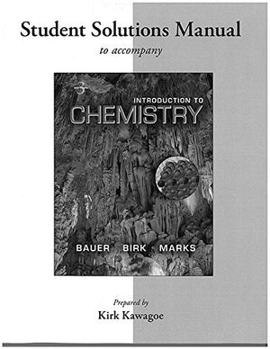 Student's Solutions Manual for Introduction to Chemistry,Used