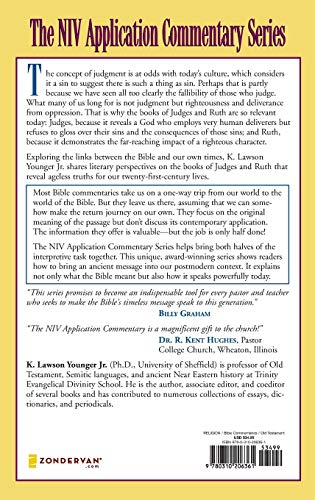 Judges, Ruth (The Niv Application Commentary),New