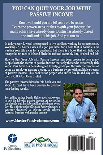 How to Quit Your Job with Passive Income: The Ultimate Beginners Guide to Wealth and Riches with 12 Proven Businesses You Can St,Used