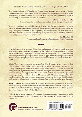 Medical Ethics: Sources of Catholic Teachings,Used