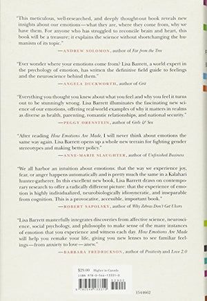 How Emotions Are Made: The Secret Life Of The Brain,New
