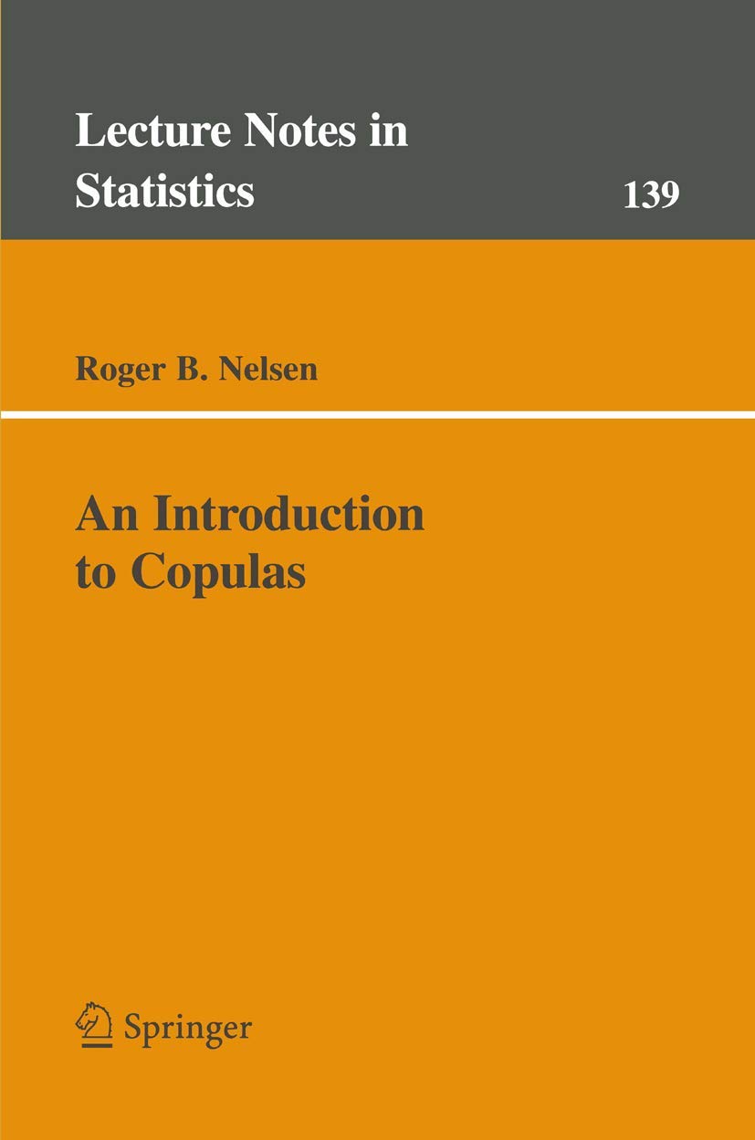 An Introduction to Copulas (Lecture Notes in Statistics),Used