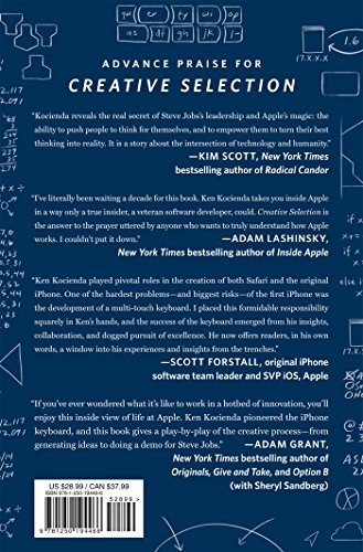 Creative Selection: Inside Apple'S Design Process During The Golden Age Of Steve Jobs,Used