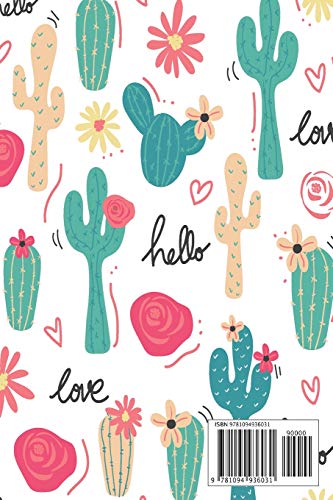 Address Book: For Contacts, Addresses, Phone, Email, Note,Emergency Contacts,Alphabetical Index With Cute Tropical cactus Hand D,Used