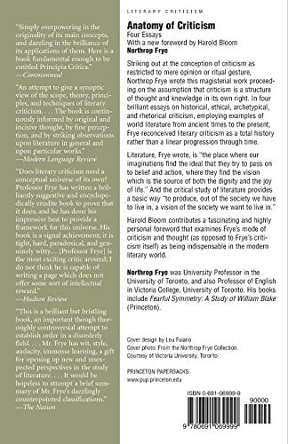 Anatomy of Criticism: Four Essays,New
