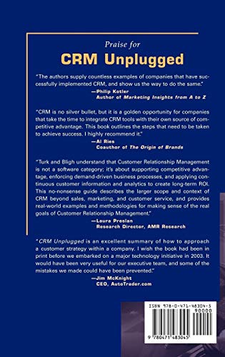 CRM Unplugged: Releasing CRM's Strategic Value,Used