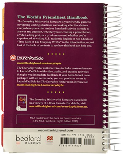 The Everyday Writer with Exercises with 2016 MLA Update,Used