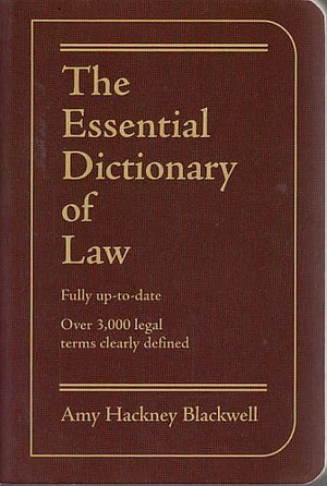 The Essential Dictionary of Law,Used