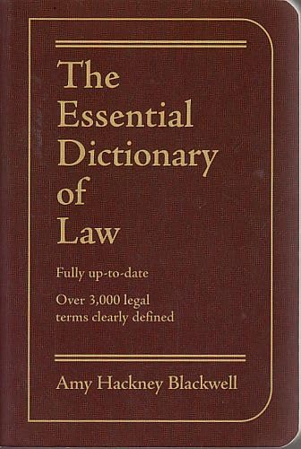 The Essential Dictionary of Law,Used