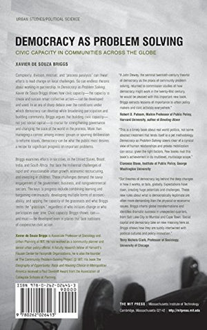 Democracy as Problem Solving: Civic Capacity in Communities Across the Globe (Mit Press),Used