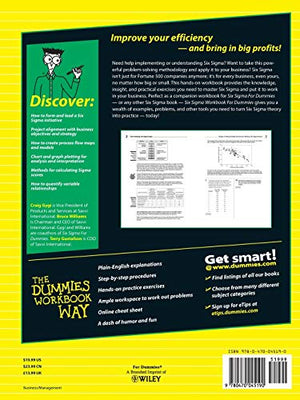 Six Sigma Workbook For Dummies,New
