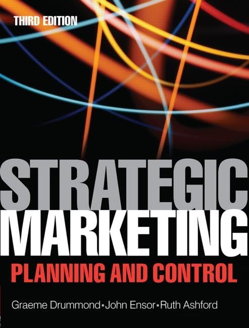 Strategic Marketing: Plannning and Control,New