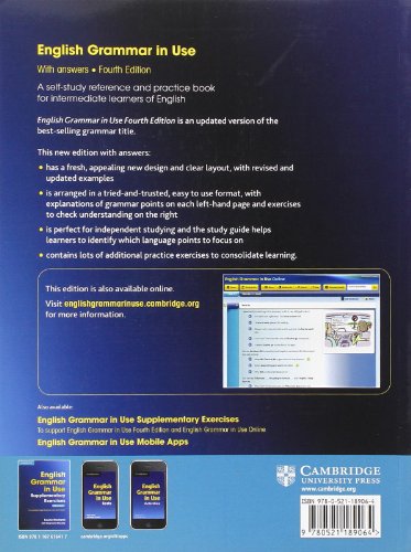 English Grammar in Use: A SelfStudy Reference and Practice Book for Intermediate Learners of English  with Answers,New