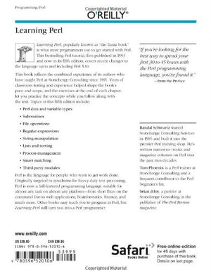 Learning Perl, 5th Edition,Used