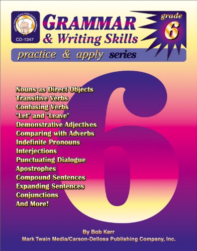 Grammar & Writing Skills, Grade 6 (Practice & Apply),Used
