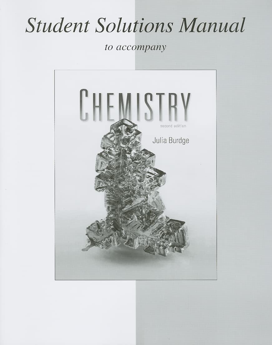 Student Solutions Manual to accompany Chemistry,Used